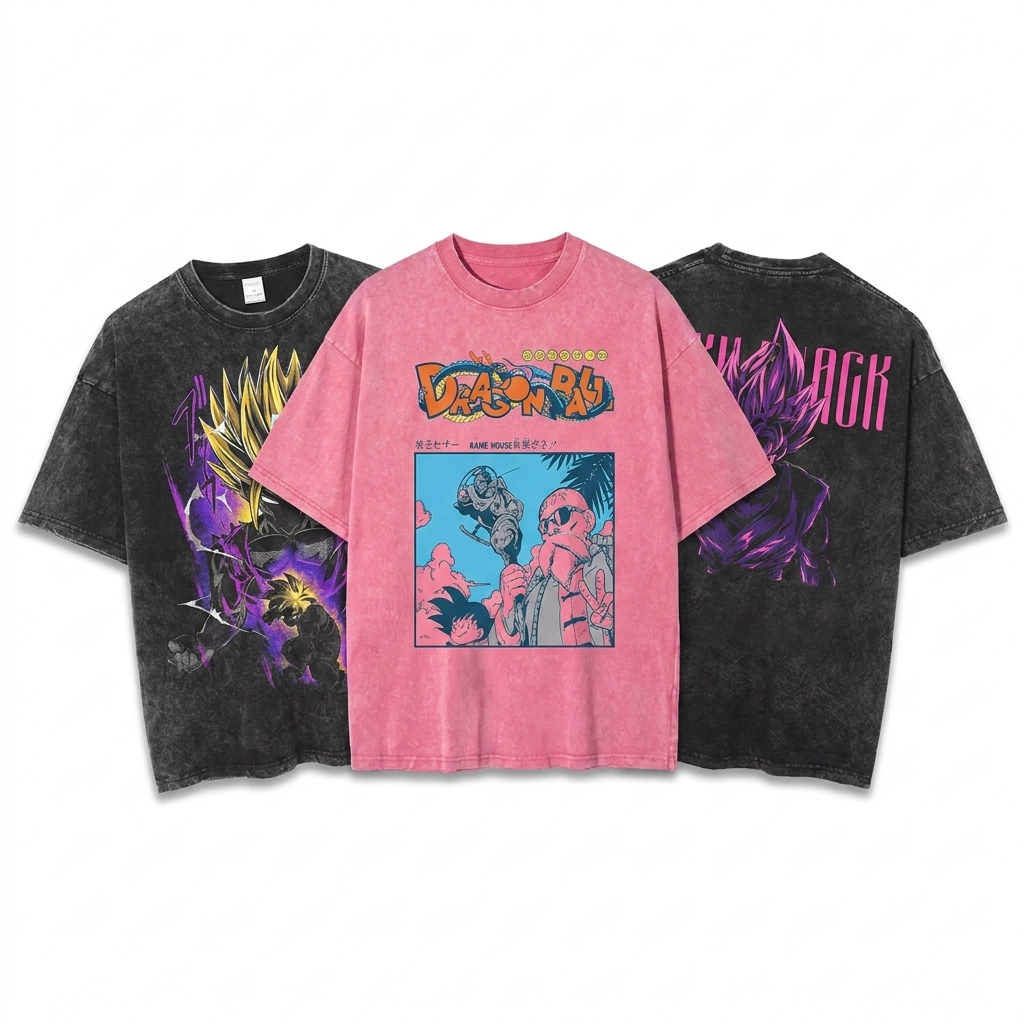 Camiseta Anime Vintage